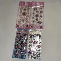 ドリーミーデコシール　マジカル　宝石シール　4つセット　ボンボンドロップシール