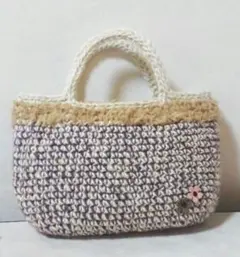 麻ひもバッグ　22-1