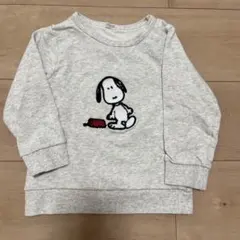 PEANUTS スヌーピー トレーナー グレー