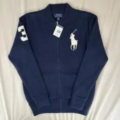 Polo Ralph Lauren ネイビー ジップアップセーター