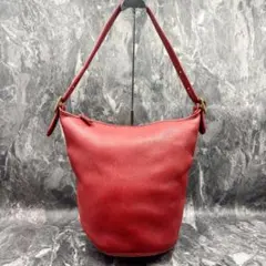 オールドコーチ COACH ショルダーバッグ レッド 赤 9085 革1011