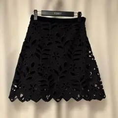 See by chole. シーバイクロエ　シルクスカート SEE BY CHLOE / シーバイクロエ | プリーツ サイドジップ ボリューム