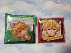 鬼滅の刃　バレンタイン　ホワイトデー　アニマルクッキーバッジ　缶バッジ　我妻善逸