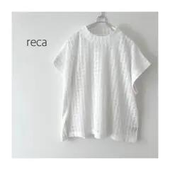 reca 総レースフレンチスリーブカットソー アイボリ- 春夏 M 透け感 春夏のサムネイル