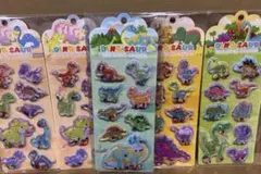 訳あり　恐竜　ウォーターシール　５枚セット