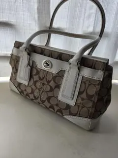 Coach ロゴプリント ハンドバッグ