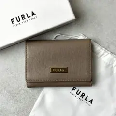 FURLA フルラ フラグメントケース グレージュ レザー 小銭入れ カード入れ