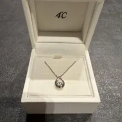 4℃ ネックレス しずくモチーフ