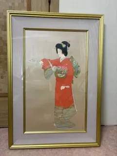 竹久夢二　木版画　【長き夜】読書　戦前　送料込み0120 竹久夢二 木版画 【長き夜】読書 戦前 送料込み0120 - メルカリ
