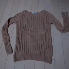 UNIQLO コットンカシミヤ　リブニット　Ｍサイズ