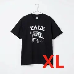 【新品】YALE イェール大学 カレッジTシャツ 黒ブルドッグ アメカジ　XL