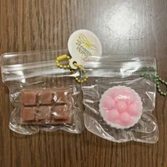 食べ物モチーフ　スクイーズ　キーホルダーのサムネイル