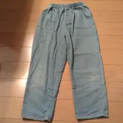 ペアマノン　デニムパンツ 140cmライトブルー