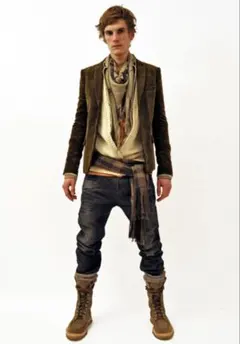 【国内正規品】バルマンオムBALMAIN11AW立体裁断3Dデニム30のサムネイル