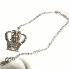 箱付き！！BABY クラウン ネックレス シルバーカラーのサムネイル