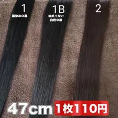 速達1b!80枚当日発送　シールエクステ　黒髪ヘアーに！ 当日発送 シールエクステ 黒髪ヘアーに！ - メルカリ