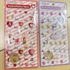 PEANUTS PUKUPUKUシール 2シートセット