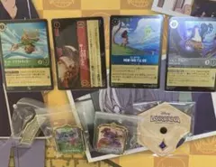 ディズニー・ロルカナ　プロモカード ピンバッジ ロアカウンター　8点セット