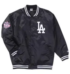 FANATICS 別注モデル ロサンゼルス ドジャース サテン スタジャン