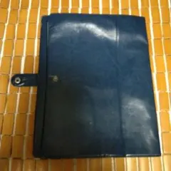 タブレットケース ネイビー 手帳型　約縦30.5,横24×2cm