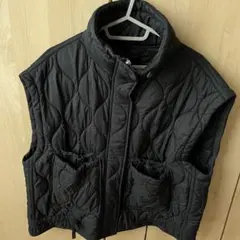 ZARA キルティングダウンベスト
