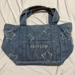 BAYFLOW デニムトートバッグ 星柄のサムネイル