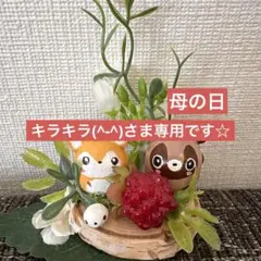 キラキラ(^-^)さま専用☆母の日の飾り２つ