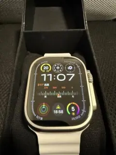 AppleWatch Ultra2 本体 純正バンド付き 最大容量100% - メルカリ