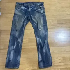 SWG ストレートデニム 34サイズ ダメージ加工のサムネイル