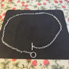 シルバーリンクチェーンネックレス