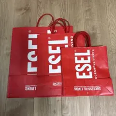 DIESEL ショップ袋 ショッパー 10枚セットのサムネイル