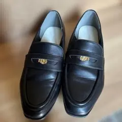 【24.5cm】コインローファー　ブラックのサムネイル