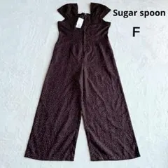 未使用品✨【シュガースプーン】オールインワン サロペット (Ｆ) 水玉 ブラウンのサムネイル
