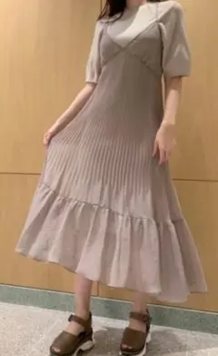 SNIDEL　ニットワンピ　セット