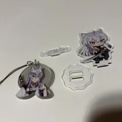 カラフルピーチ　どぬく　アクリルキーホルダー　アクリルスタンド　セット