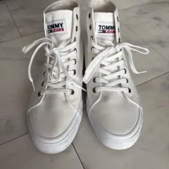 トミージーンズ　スニーカー　ハイカット　 楽天市場】TOMMY スニーカー ハイカット（靴）の通販