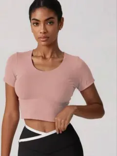 ヨガウェア　ピンク　SHEIN