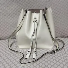 GIANNI CHIARINI オフホワイト ショルダーバッグ 2way