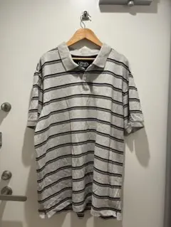 ポロシャツ 半袖　ストライプ柄　CHAPS 古着　XL
