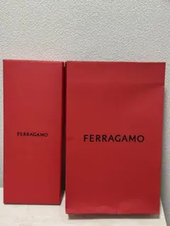 FERRAGAMO 赤 ギフト箱セット
