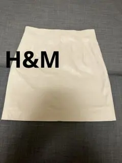 H&M レザースカート　タイトスカート
