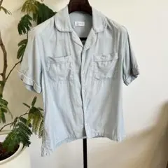 SATURDAYS NEW YORK CITY 半袖シャツ ライトブルーのサムネイル
