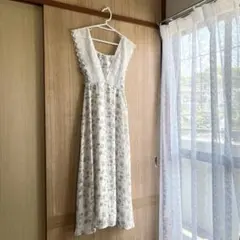 tocco closet トッコ クローゼット レース＆お花柄キャミワンピース