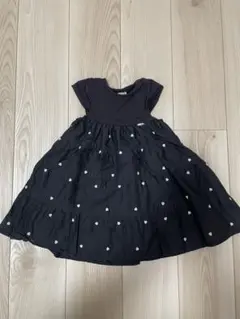 着用回数少なめ！プティマインハート柄ワンピース90cm