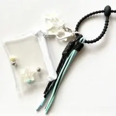 【03】じゃらじゃら　キーホルダー　ストラップ　パラコード　ハンドメイド