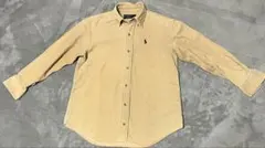 ポロバイラルフローレン　コーデュロイシャツ 古着 ボタンダウン150