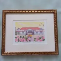 渡辺美香子先生　FLOWER VILLAGE 25/200 絵画 渡辺美香子先生 FLOWER VILLAGE 25/200 絵画 - メルカリ