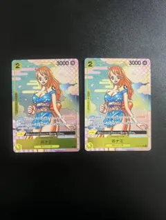ワンピースカード おナミ OP06-101 パラレル　2枚セットのサムネイル