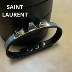 SAINT LAURENT PARIS エディ期スタッズレザー ブレスレット - メルカリ