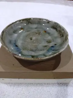 宮城正幸】 青磁釉 丸皿 大 約22cm 宮城陶器 ※欠けあり - メルカリ